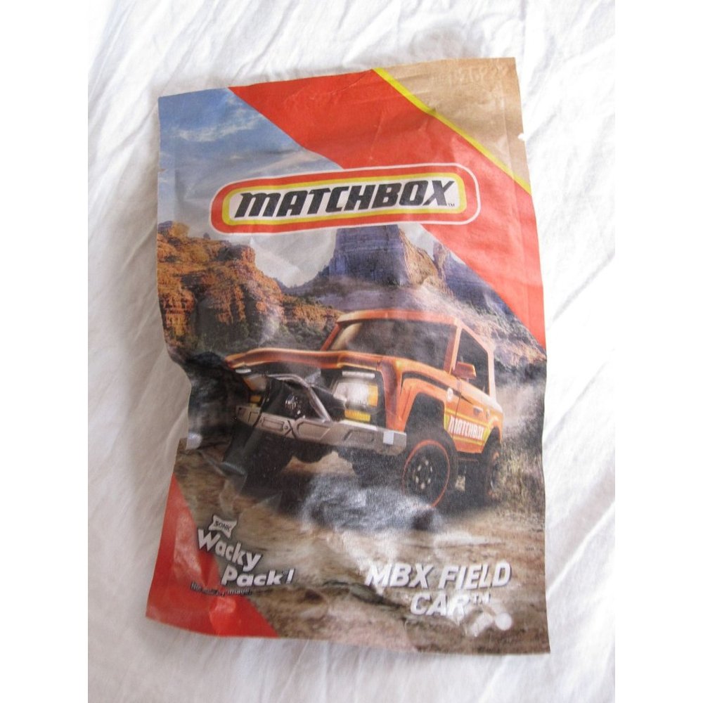 New Matchbox from Sonic Wacky Pack Collectible MBX Field‎ Car Orange Racer